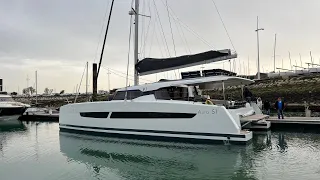 Exclusive walkthrough Fountaine Pajot Aura 51