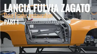 Lancia Fulvia Zagato serie1: door frame restauration. STEP 1