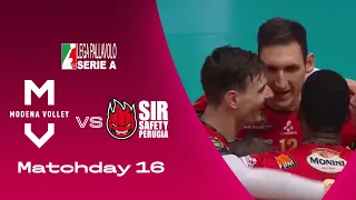 Modena vs Perugia | Highlights | SuperLega | Matchday 16