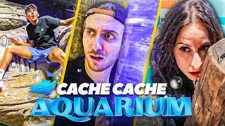 CACHE CACHE DANS UN AQUARIUM GÉANT ! (c'est beaucoup trop stylé)