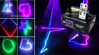 Laser Show RGB 500mw Com Controle Super Efeito Especial Iluminação Para Festa Balada DJ 194883