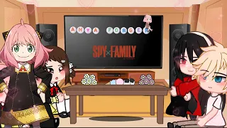 Personajes de SPYxFAMILY reaccionan a Anya AMAN3 AN3KO (GachaClub)🐰🌱