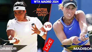 Jabeur vs Keys Live Streaming | Madrid Open 2024 | Madison Keys vs Ons Jabeur Live