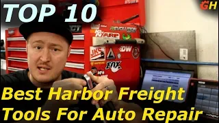 Top 10 Harbor Freight Tools for Auto Repair!!