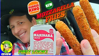 Burger King® Mozzarella Fries Review 🍔👑🧀🥫 First Look! 🔍👀 Peep THIS Out! 🕵️‍♂️