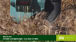 Minibatt Portable Grain Sample Harvester | Graintec Scientific