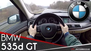BMW 535d GT POV Test Drive + Powerslide + Acceleration 0 - 200 km/h