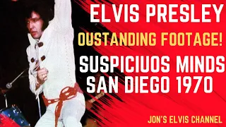 Outstanding footage of Elvis singing Suspicious Minds Nov. 15th 1970!