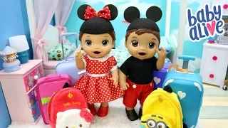 BABY ALIVE GÊMEOS LAURINHA E FELIPINHO VÃO PRA DISNEY