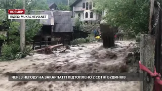 Закарпаття оговтується від потужної зливи