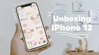 💙 iPhone 12 unboxing + accessories ft. Haylou ♡ Blue ♡ Aesthetic