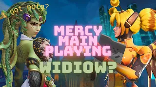 A Mercy main trying to play WIDOW?! - Overwatch 2 Widowmaker Gameplay