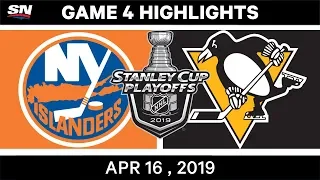 NHL Highlights | Islanders vs Penguins, Game 4 – April 16, 2019