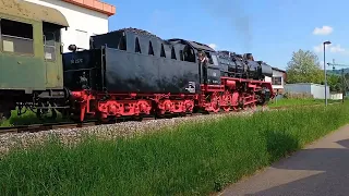 schwäbische Waldbahn zwischen Rudersberg und Oberndorf am 09.05.24 mit #br50 2273