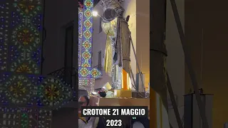 Crotone: Rientro della Madonna di Capocolonna ❤️ #crotone #festa #madonna #duomo #devozione #fede