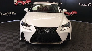 White 2019 Lexus IS F Sport Series 2 Review Edmonton Alberta - Lexus of Edmonton