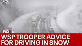 WSP trooper offers tips for driving safe on winter roads | FOX 13 Seattle