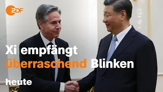 heute 19:00 Uhr vom 19.06.2023 Blinken besucht Xi, Intel-Deal, Faeser besucht Tunesien (english)