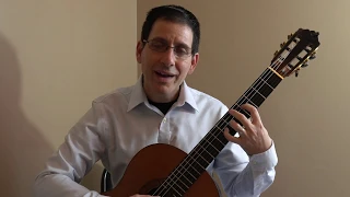 Guided Lesson: Estudio (Study) #6 by Leo Brouwer. Philip Hemmo, classical guitar