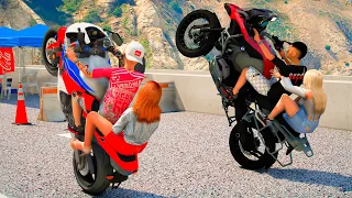 GTA V: VIDA REAL | LEVEI A MENINA PARA RUA DO GRAU DE MOTO COM MEU AMIGO🔥