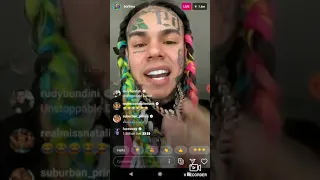 tekashi 6ix9ine full IG live video