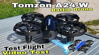 Tomzon A24-W Battle Drone Test Flight (From Amazon)