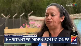 Tras espuma tóxica en Mosquera, habitantes piden soluciones | RTVC Noticias