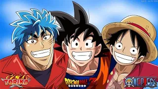 ALL IN ONE l Tứ hoàng Luffy kết hợp với thợ săn ẩm thực Toriko tại hòn đảo ẩm thực