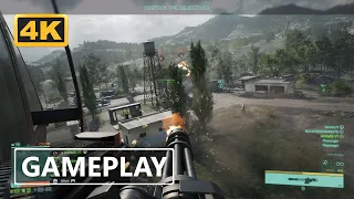 Battlefield 3 Helicopter Gunner Gameplay 4K [BF2042 Portal]