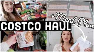 🤩 $450 COSTCO Grocery Haul & MEAL PLAN!