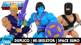 HE-SKELETOR | DUPLICO | SPACE SUMO Mattel Creations Figures Review | Masters of the Universe Origins