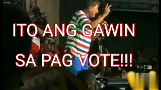 ITO ANG DAPAT GAWIN SA PAG VOTE #indaysaraduterte #BBM2022