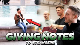 Giving notes to strangers to make their day! (Part 2)