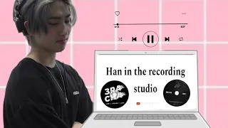 Han in the recording studio 🐿 #youtube #youtuber #hanjisung #straykids #viralvideo #subscribe