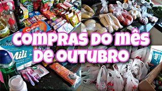 COMPRA DO MÊS DE OUTUBRO EM UM MERCADO DE ATACADO - QUANTO GASTAMOS E MUITO MAIS ❤️