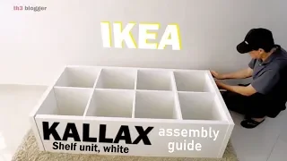 kallax Shelf unit, white - IKEA assembly guide | th3 blogger