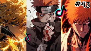 Anime Badass Moments Tiktok compilation PART 43 in 4K (2023 Last Video 🎥)