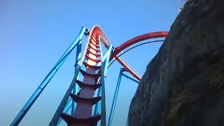 Superman Krypton Coaster - Six Flags Fiesta Texas - Front Row (4K HD POV) - February 2024