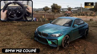 Driving BMW M2 Coupé - Steering Wheel +Shifter - Gameplay  Forza Horizon 5