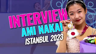 Junior Women Winner Interview | Ami Nakai | Istanbul 2023 | #JGPFigure