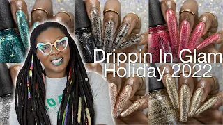 China Glaze Drippin In Glitz Holiday 2022 Live Swatch And Review | Nicole Loves Nails
