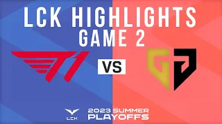 T1 vs GEN Game 2 Highlights | LCK Summer Playoffs 2023 | T1 vs Gen.G