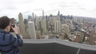 Rooftopping on a 60 story building in Chicago