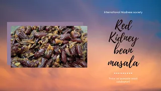 Red Kidney Bean Masala - Rajma Masala