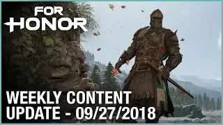 For Honor: Week 9/27/2018 | Weekly Content Update | Ubisoft [NA]