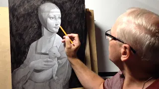 Игорь Сушенок. 141 урок на "Московском долголетии." Леонардо да Винчи. Портрет дамы с горностаем.