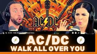 IS ANGUS UNDERRATED ON THAT GUITAR?! First Time Hearing AC/DC - Walk All Over You Reaction!