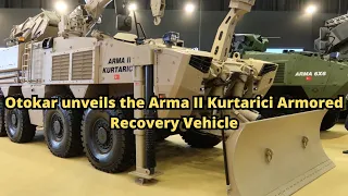 Otokar unveils the Arma II Kurtarici Armored Recovery Vehicle