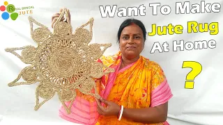 Want To Make Jute Rug At Home?