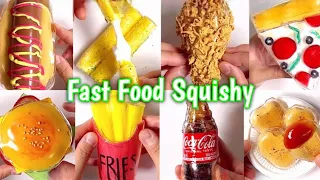 DIY Fast Food 🍔🍟🥤🍕🍗🌭🧀🍗 Squishy with Nano Tape Series! 🟡Part2🟡